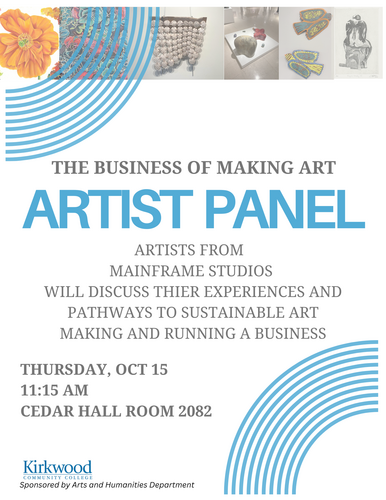 Artist Panel: The Business of Making Art