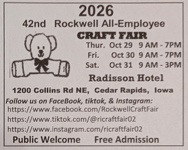 42nd Annual Rockwell All-Employee Craft Fair