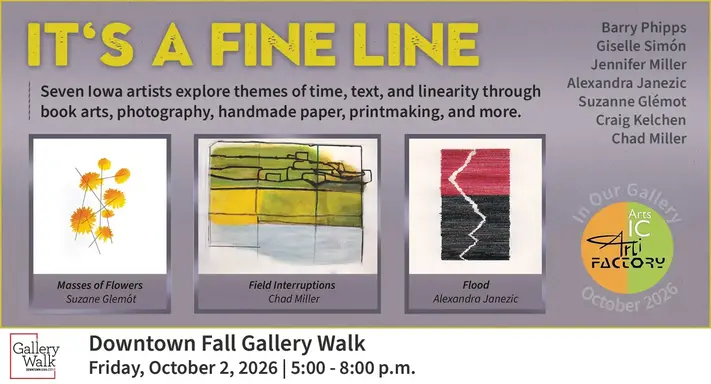 It’s a Fine Line at ArtiFactory Gallery through October 31