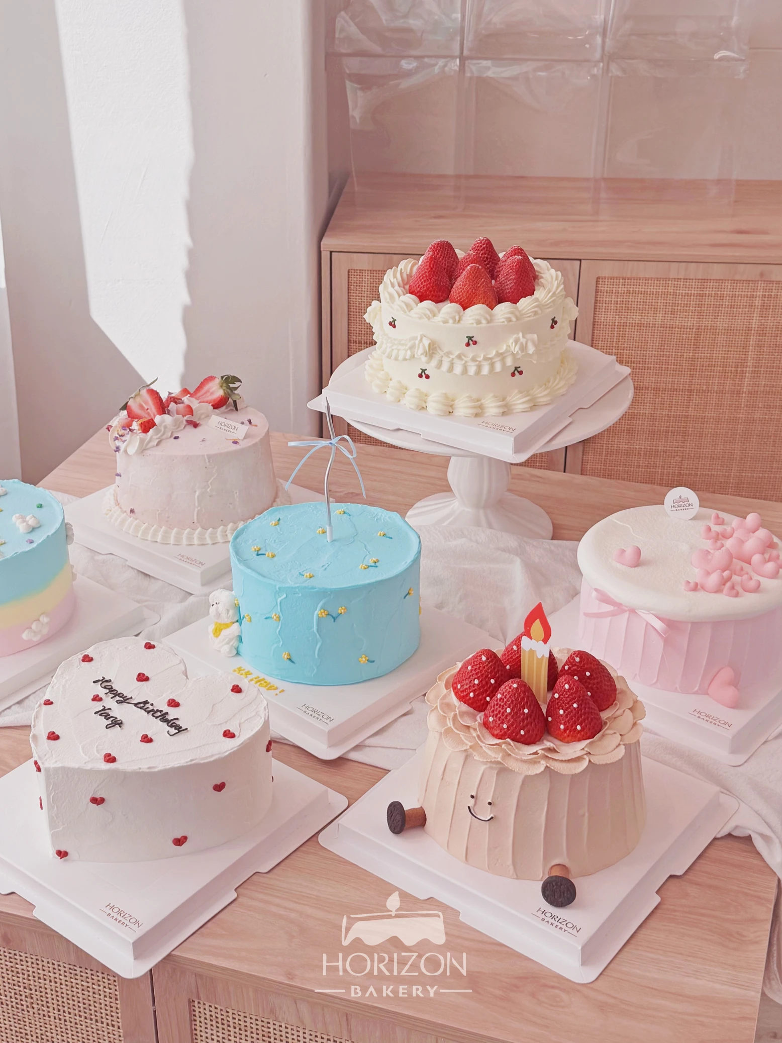 Birthday cakes by Horizon Bakery