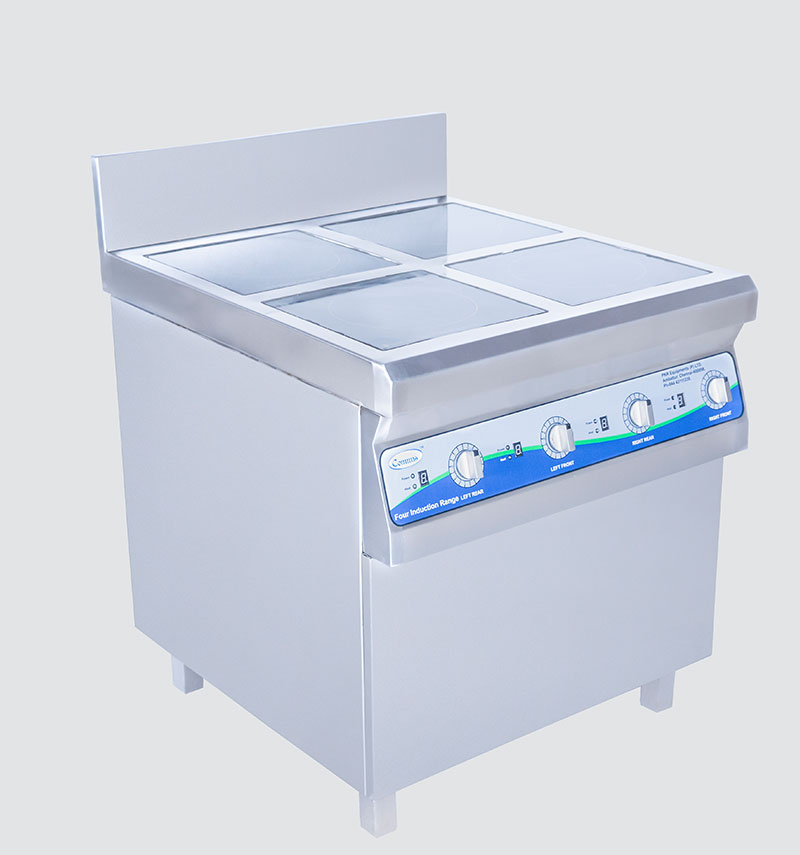 Induction Four Burner Range