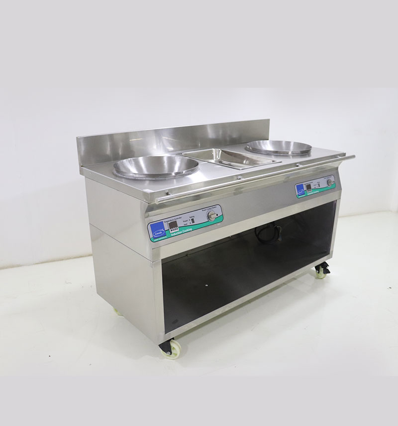 Live Counter Concealed 1+1 Induction Kadai