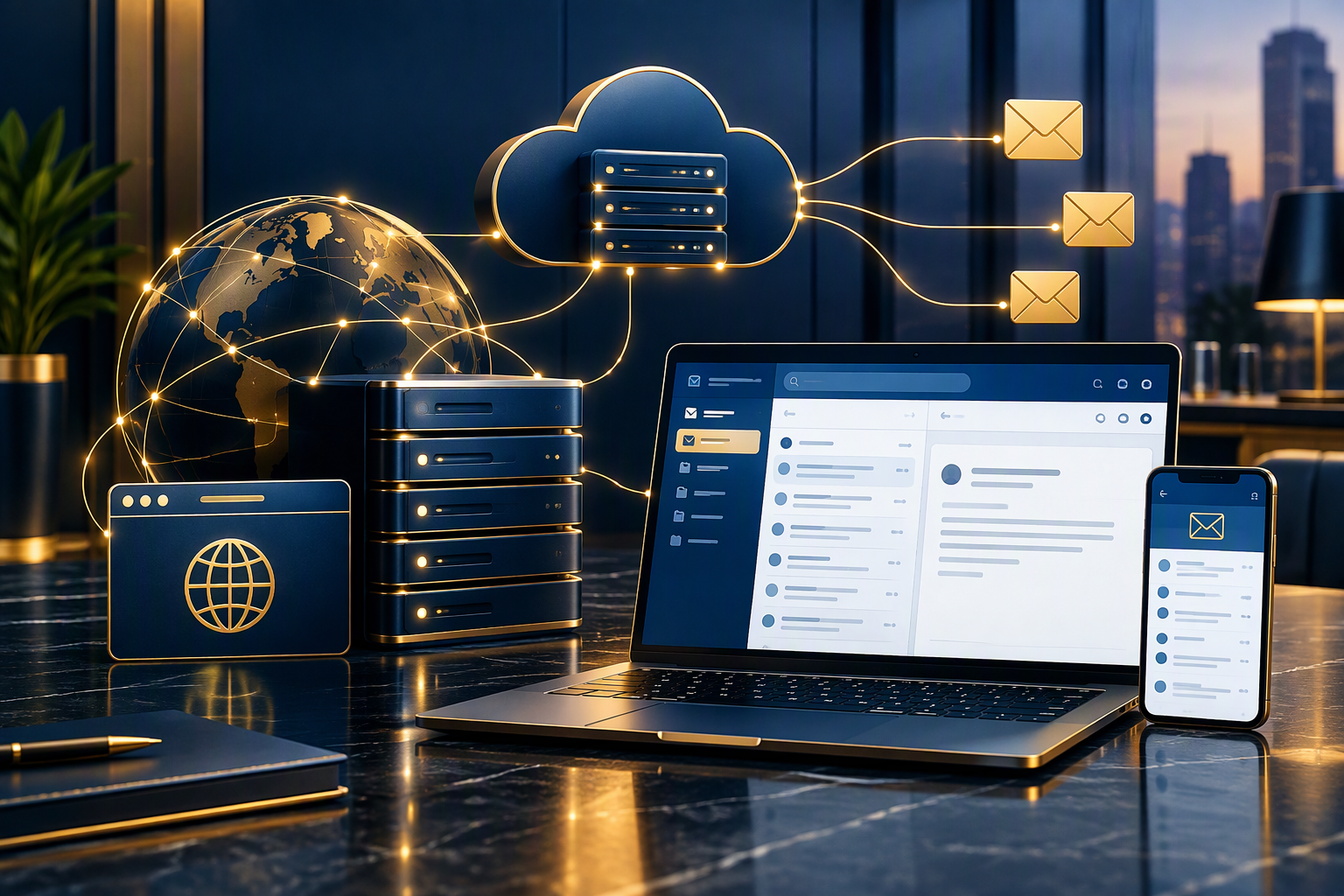 Hosting domain and professional email setup