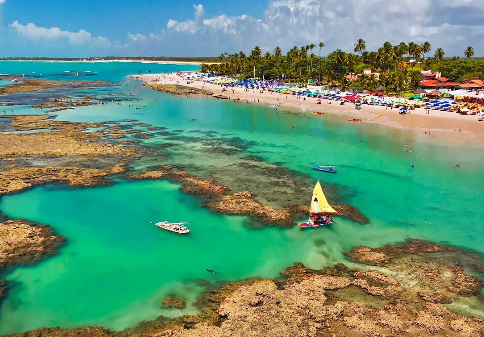 Arrecifes em Porto de Galinhas- Ipojuca-Pernambuco