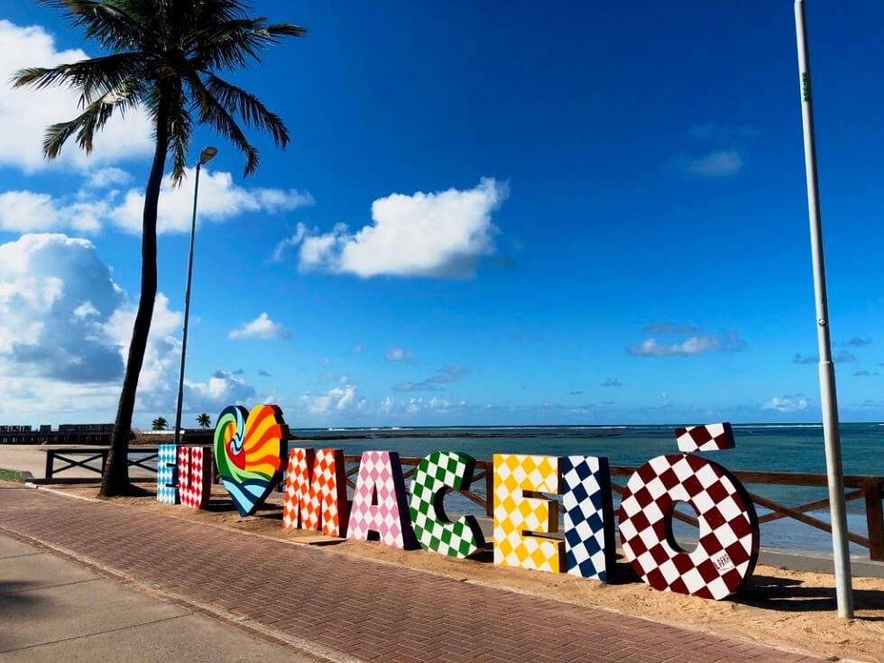 Letreiro Maceió - Alagoas