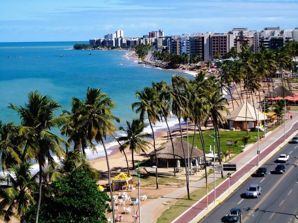 Orla da praia de pajuçara - Maceió - Alagoas