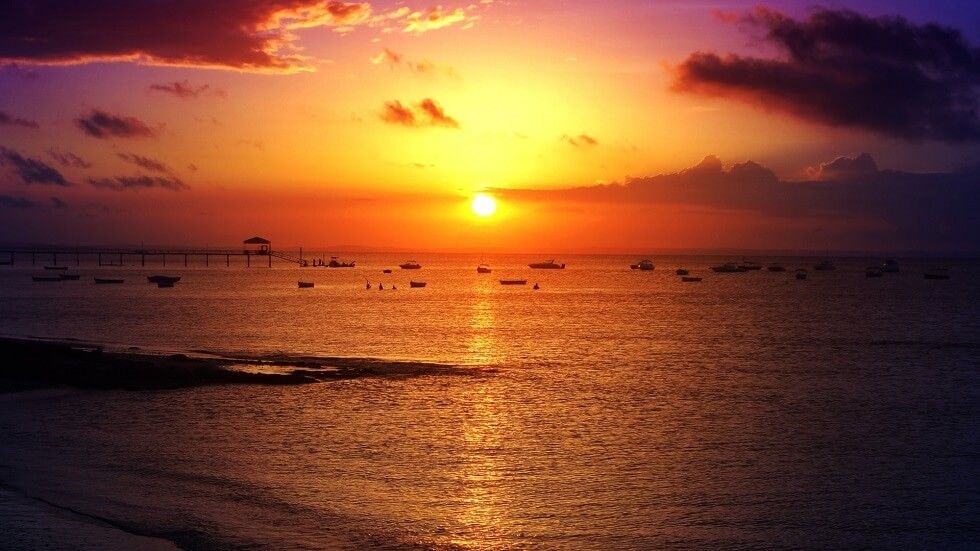 Praia de Itapuã - Pôr do sol- Salvador- Bahia