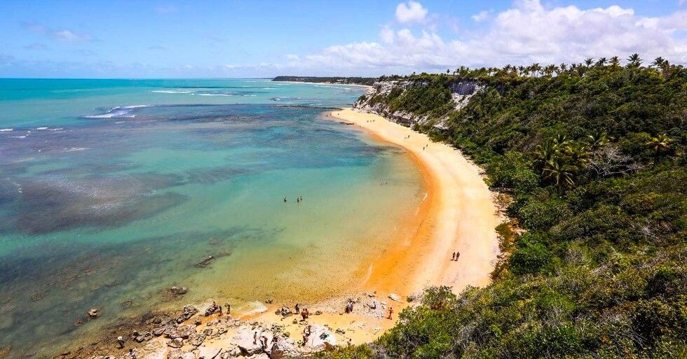 Praia do Espelho - Curuipe, Porto Seguro-Bahia