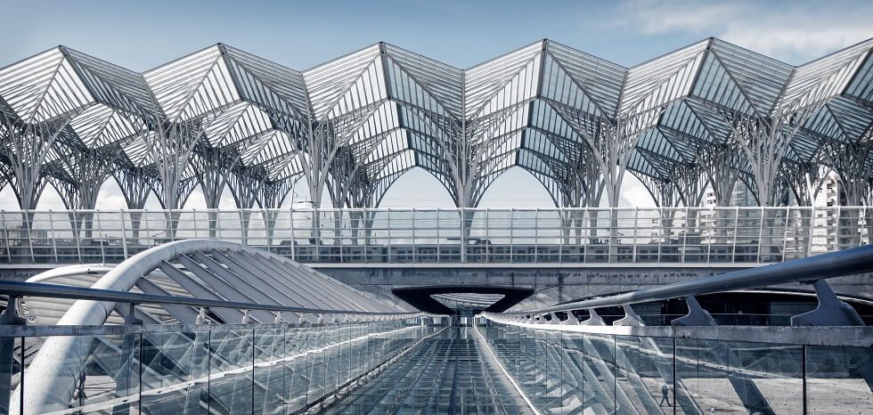 Estação Gare do Oriente, Lisboa, Portugal