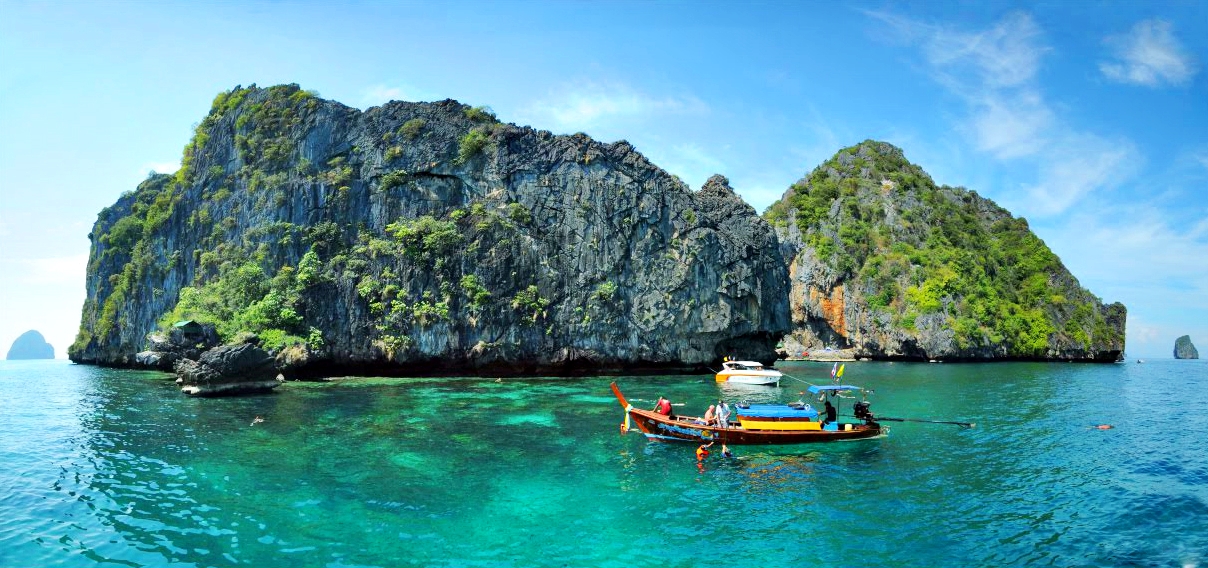 Ко Либонг, Тайланд. Краби причал. Остров Koh Krabi Камбоджа.