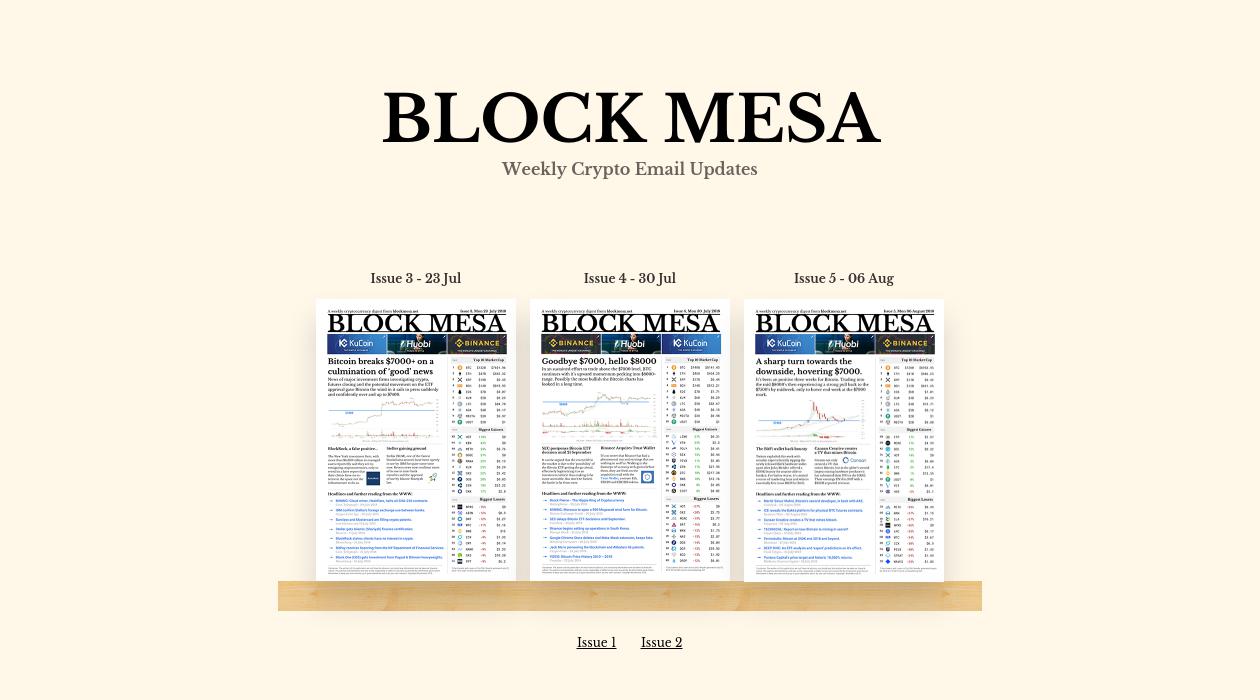 Block Mesa Weekly Crypto Email Updates Inboxreads - 