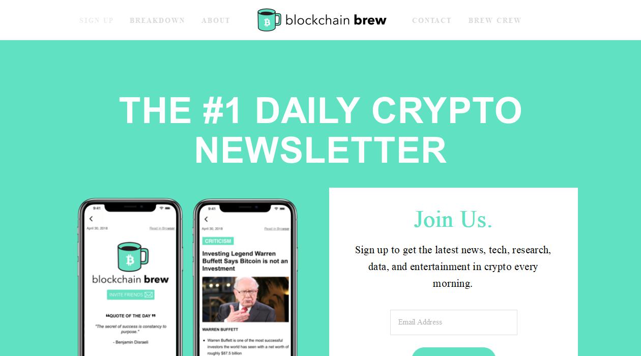 Blockchain Brew The 1 Daily Crypto Newsletter Inboxreads