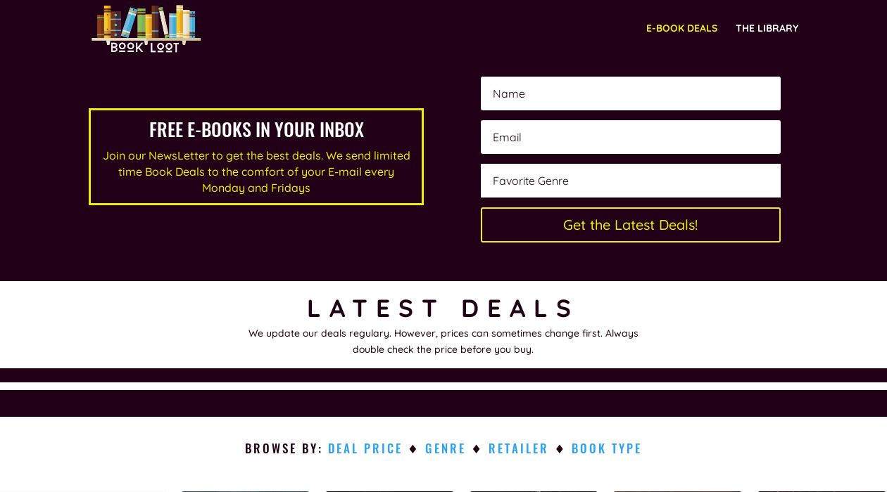 Book Loot newsletter image