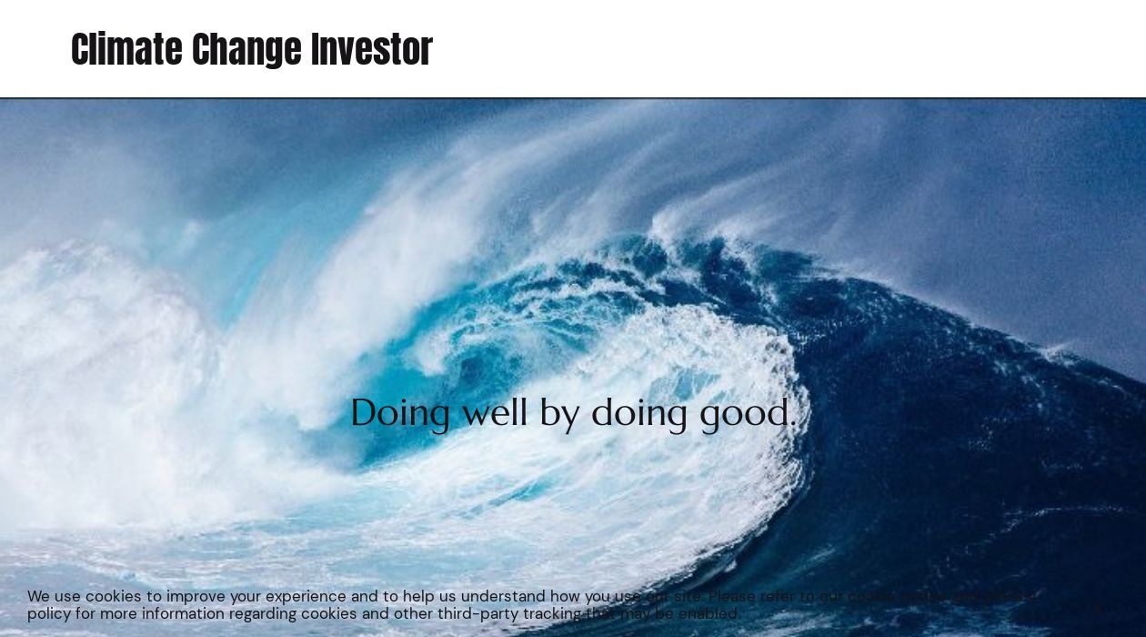 Climate Change Investor Newsletter newsletter image