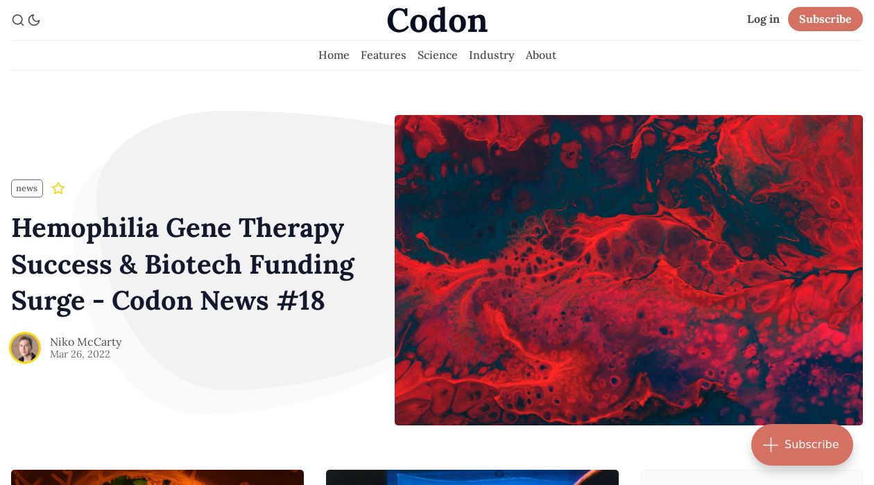 Codon newsletter image