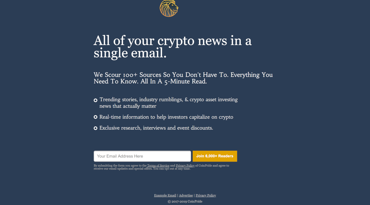 cryptocurrency newsletter