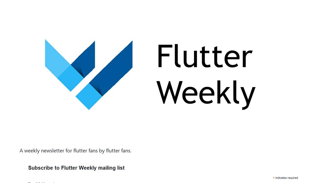 Flutter Weekly image