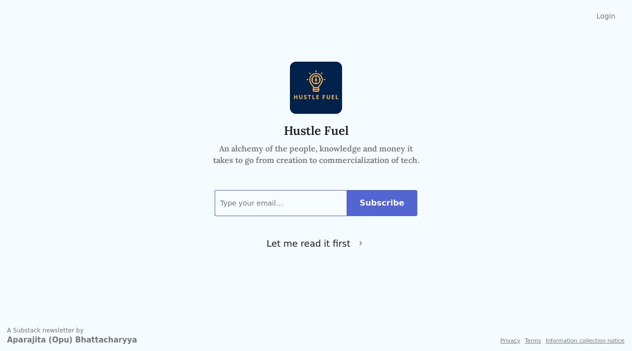 Hustle Fuel newsletter image