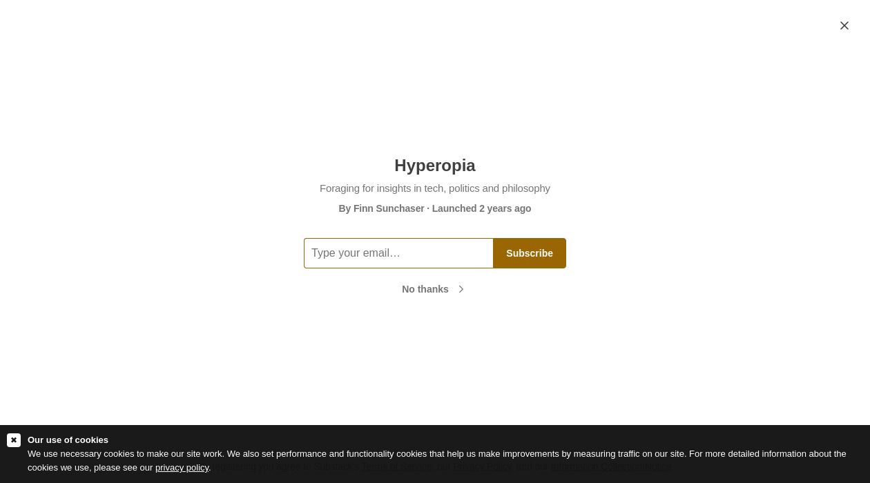 Hyperopia newsletter image