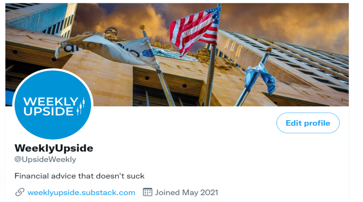 Weekly Upside newsletter image