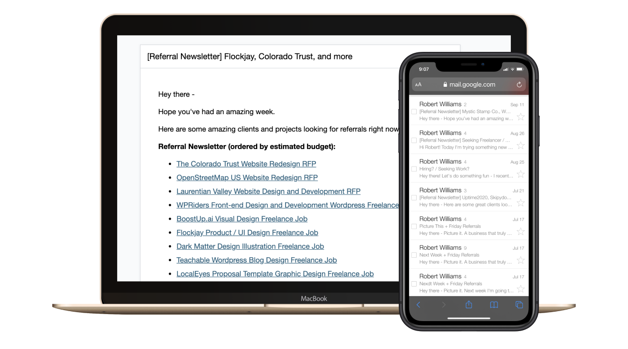 Folyo: Web Design Leads Newsletter newsletter image