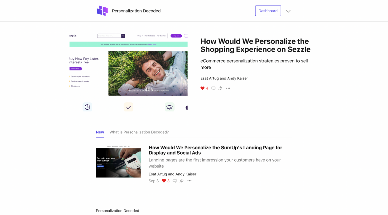 Personalization Decoded newsletter image