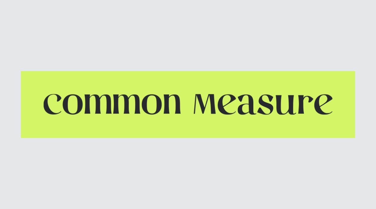 Common Measure newsletter image