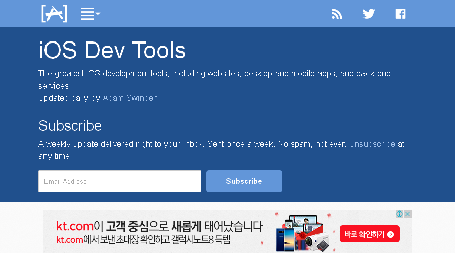 iOS Dev Tools newsletter image