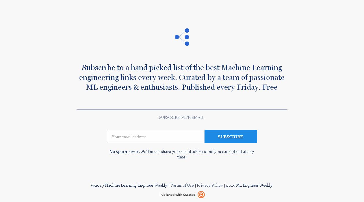 Machine Learning Engineer Weekly image