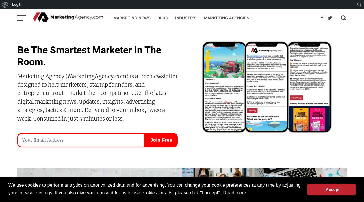 Marketing Agency newsletter image