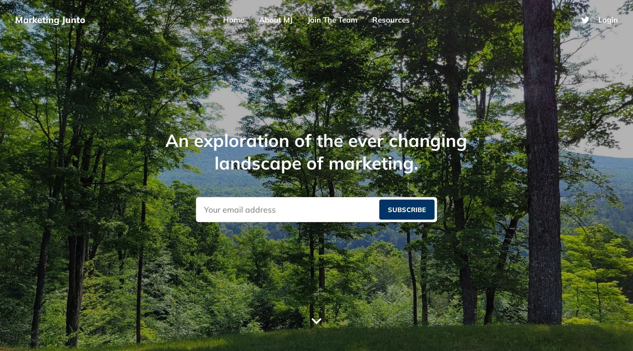 Marketing Junto newsletter image
