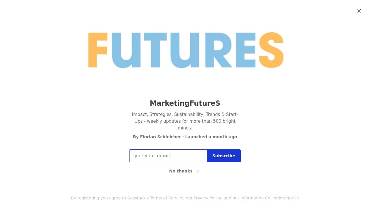 MarketingFutureS newsletter image