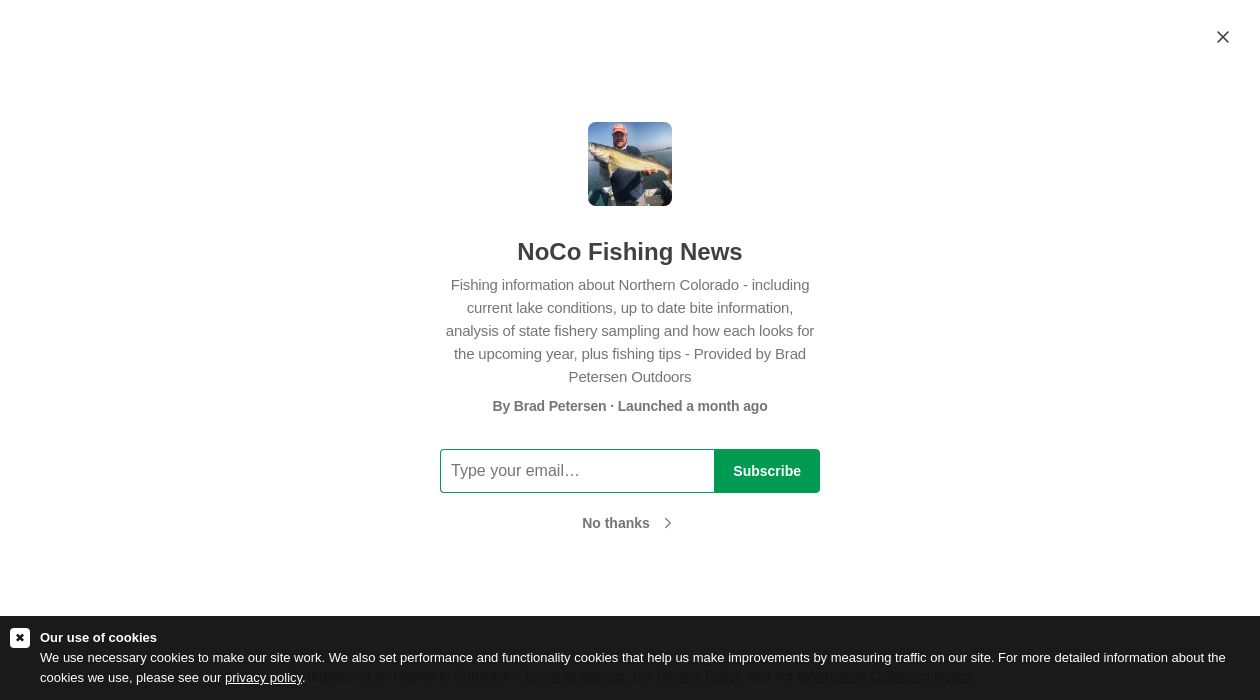 NoCo Fishing News newsletter image