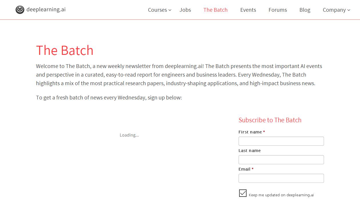 The Batch newsletter image