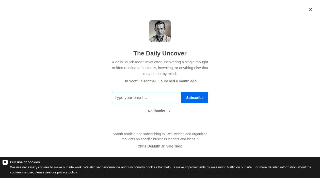 The Daily Uncover newsletter image