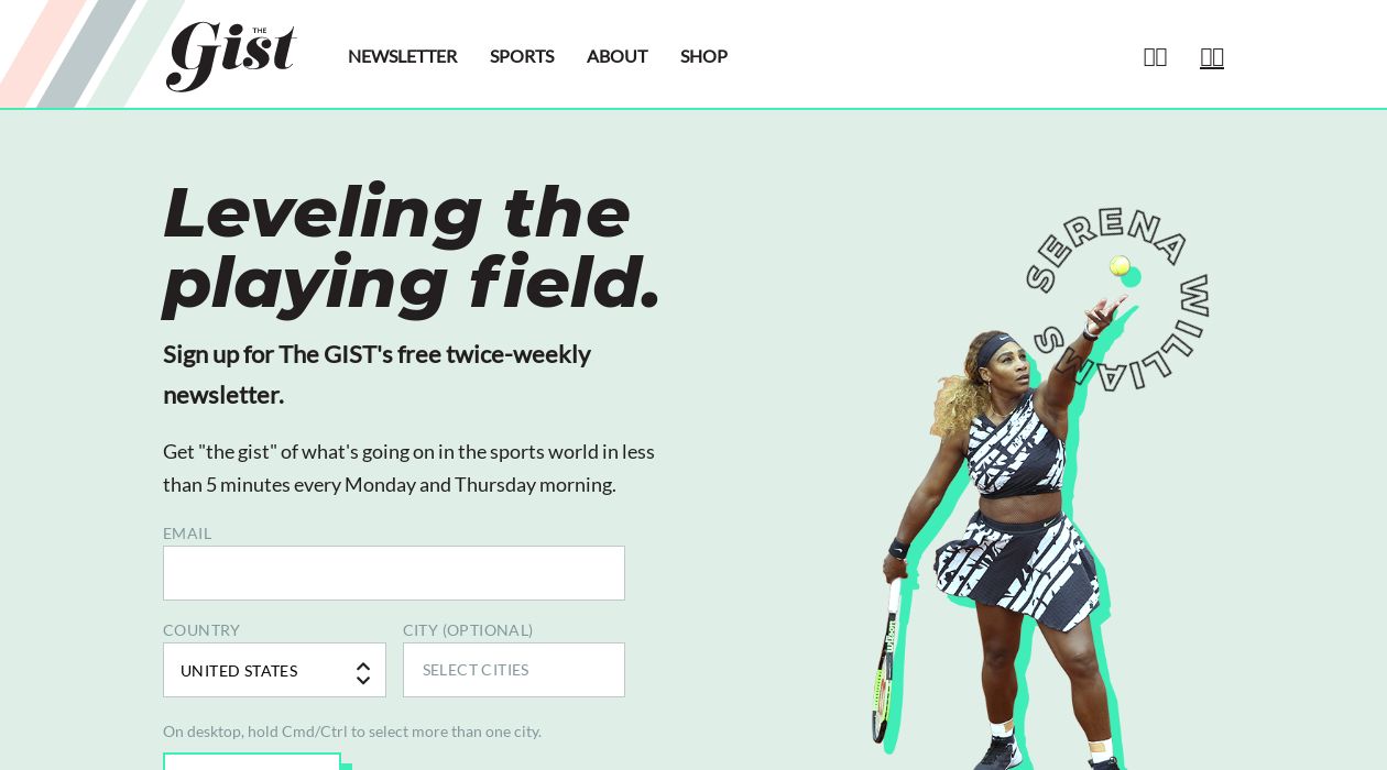 The GIST newsletter image