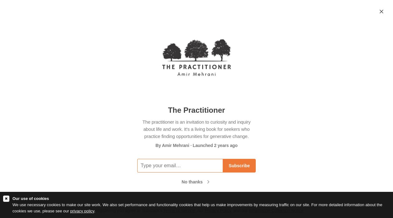 The Practitioner newsletter image