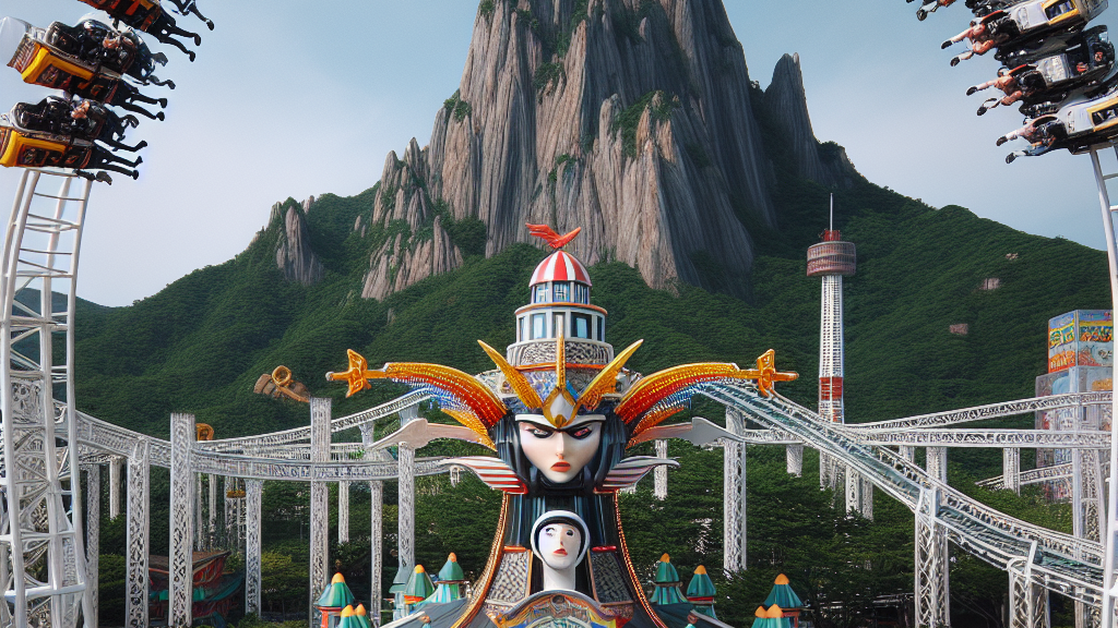 서울랜드의 신나는 놀이기구