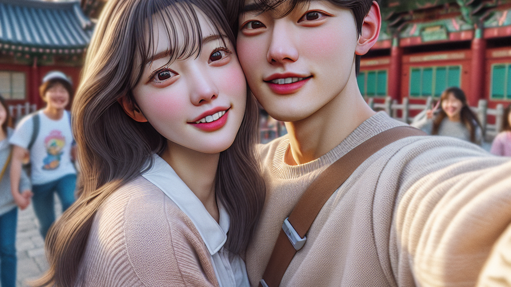 테마파크에서 즐거운 시간을 보내는 가족