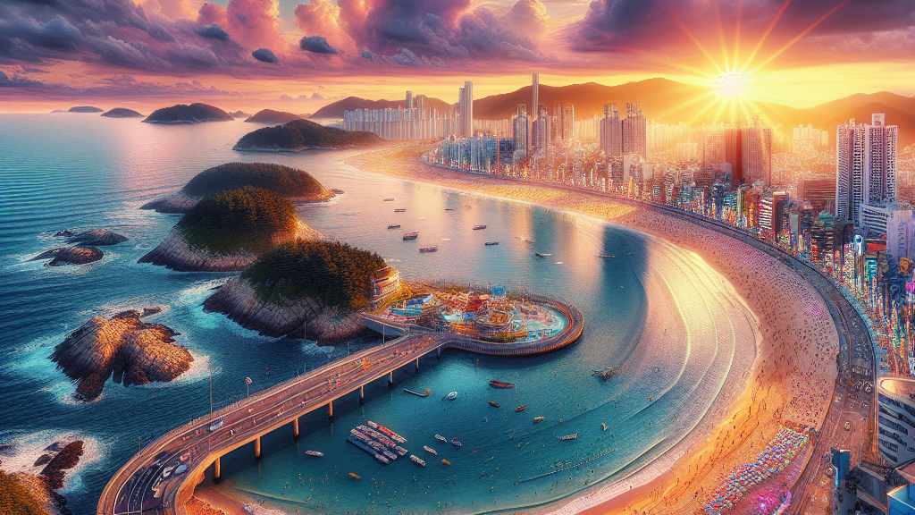 부산 해운대의 활기찬 모습