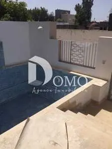 Duplex S plus 3 a la soukra avec piscine 