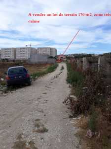 Terrain 170 m2 a oued ellil