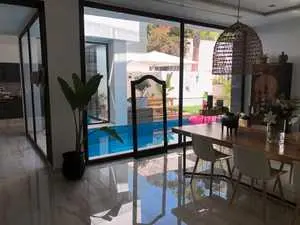 LOCATION DE VACANCE VILLA DE CHARME MEUBLEE AVEC PISCINE A LA MARSA CUBE 