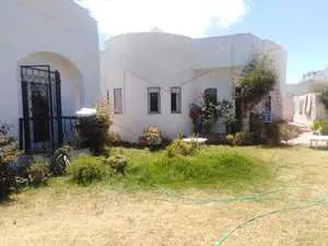 A Vendre une villa avec un grand jardin à Soukra 