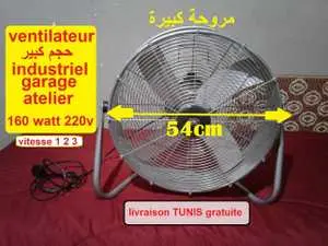 ventilateur industrielle grand format