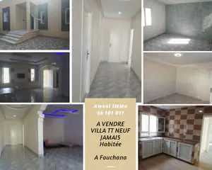 A vendre villa de nouvelle construction jamais habitée à #Fouchana