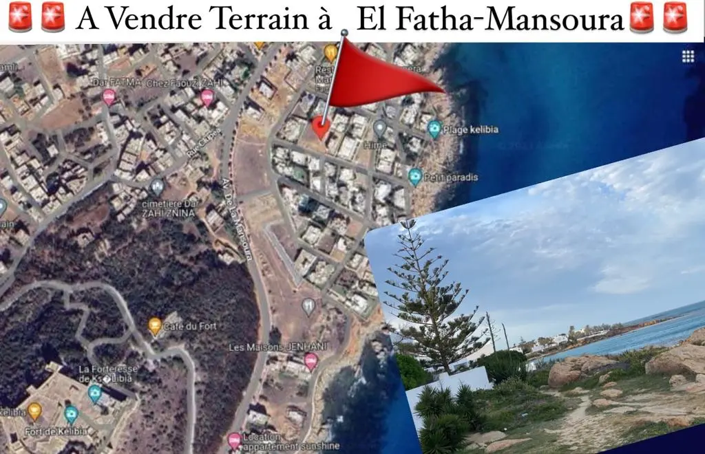 A vendre Terrain a El Fatha-Mansoura_Kelibia