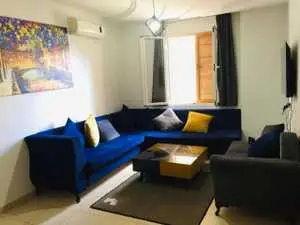 Un appartement meublée S+1 à louer à Manzah 7 