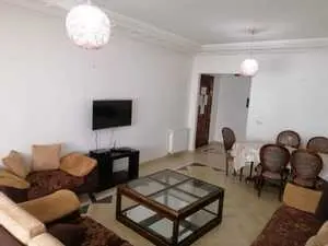 Location appartement trois chambres salon meublé par nuit à Tunis route la marsa