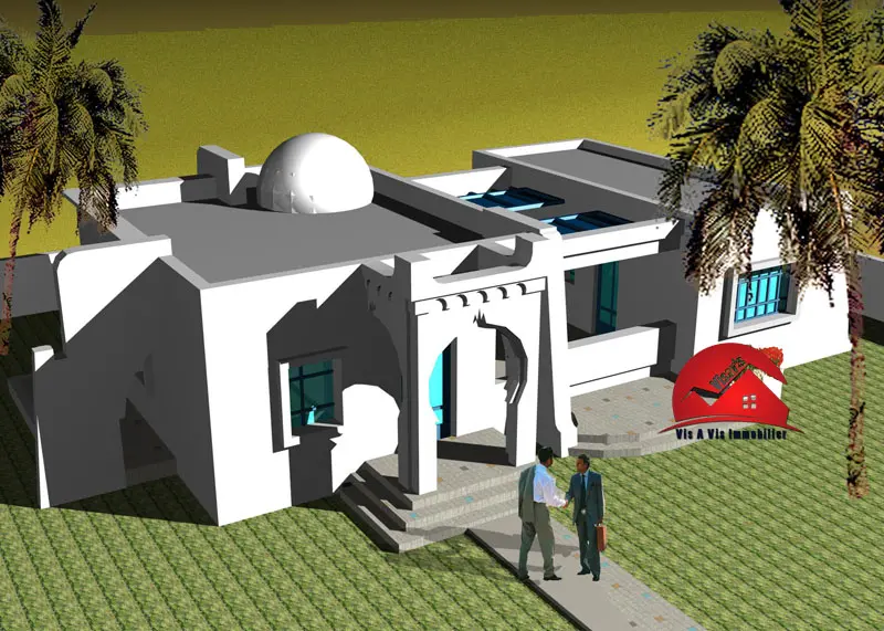 VENTE PROJET MAISON À DJERBA - RÉF P077